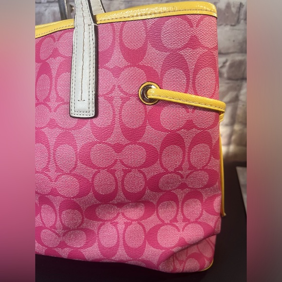 EUC Coach Carryall Tote - Pink Lemonade - Picture 3 of 15